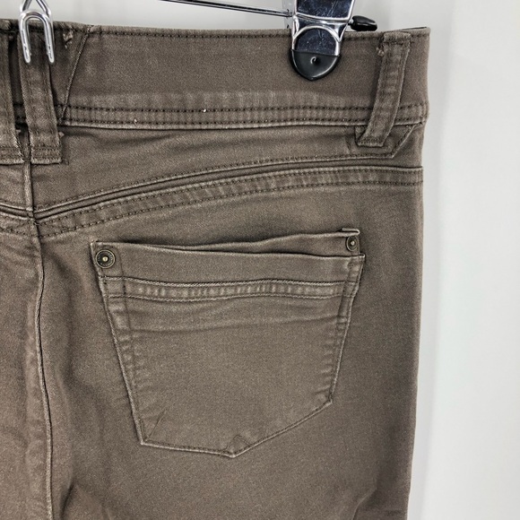 Democracy AB Technology Skinny Jeans Booty Lift Comfort Waist Mushroom Brown 6 - Picture 5 of 11